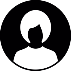 Female User With Short Hair Avatar Vinyl Svg File, Free Vectors File